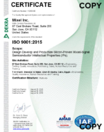 Mixel ISO 9001 Certification
